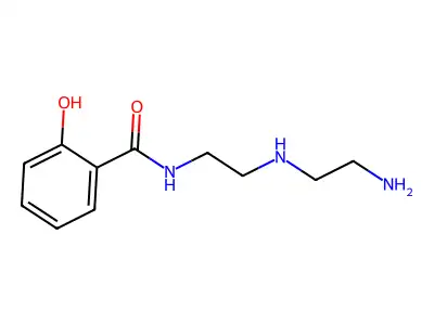 N-(2-((2-Aminoethyl)amino)ethyl)salicylamide structure
