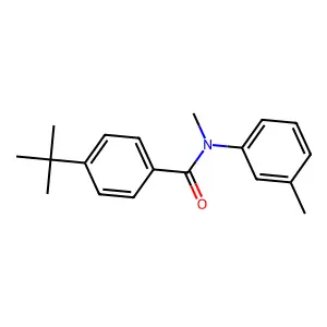 Benzamide, 4-(1,1-dimethylethyl)-N-methyl-N-(3-methylphenyl)- structure