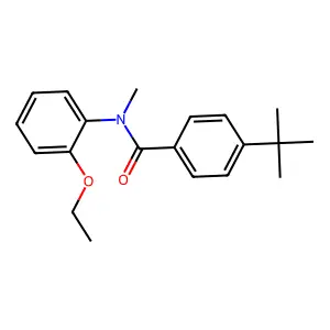 Benzamide, 4-(1,1-dimethylethyl)-N-(2-ethoxyphenyl)-N-methyl- structure