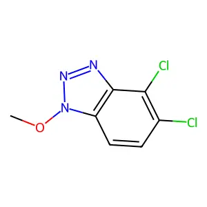 4,5-Dichloro-1-methoxy-1H-benzotriazole structure