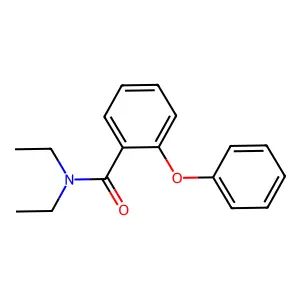 N,N-二乙基-2-苯氧基苯甲酰胺 structure