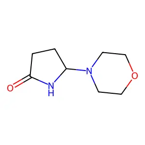 4-(5-Oxopyrrolidin-2-yl)-morpholine structure