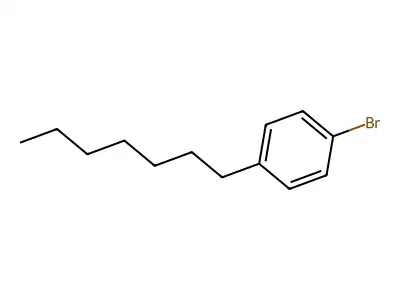 1-Bromo-4-heptylbenzene structure
