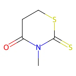 3-Methyl-2-thioxo-1,3-thiazinan-4-one structure