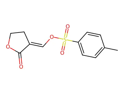 (2-Oxooxolan-3-ylidene)methyl 4-methylbenzenesulfonate structure