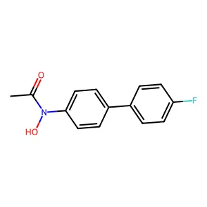 N-Hydroxy-4-acetylamino-4'-fluorobiphenyl structure