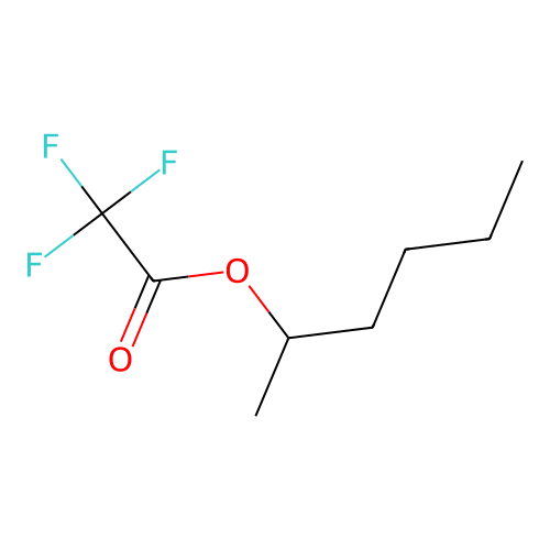 Acetic acid, trifluoro-, 1-methylpentyl ester structure