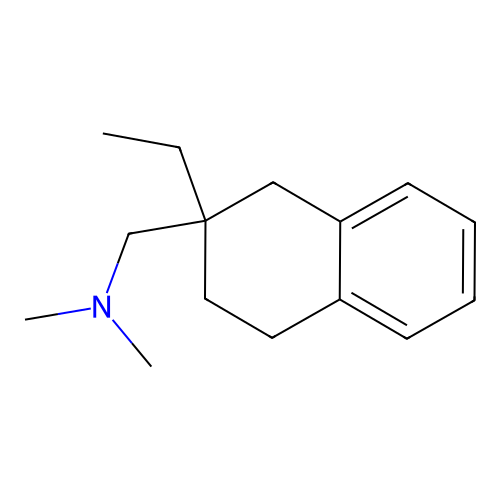 1-(2-Ethyl-1,2,3,4-tetrahydronaphthalen-2-yl)-N,N-dimethylmethanamine structure