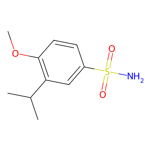 4-Methoxy-3-propan-2-ylbenzenesulfonamide structure