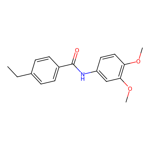 N-(3,4-dimethoxyphenyl)-4-ethylbenzamide structure