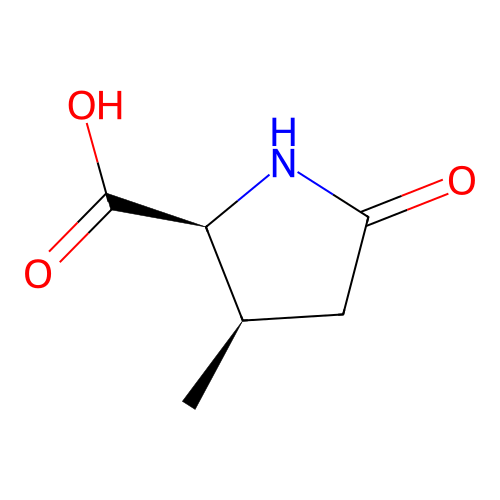 cis-3-Methylpyroglutamic acid structure