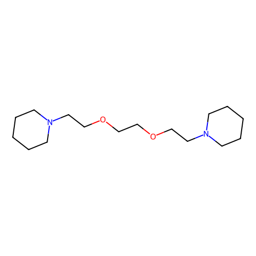 1,2-Bis(2-(piperidin-1-yl)ethoxy)ethane structure