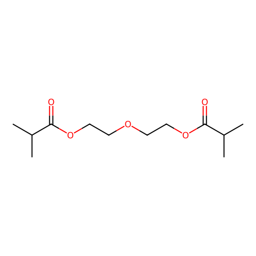 Diethyleneglycol di-isobutyrate structure