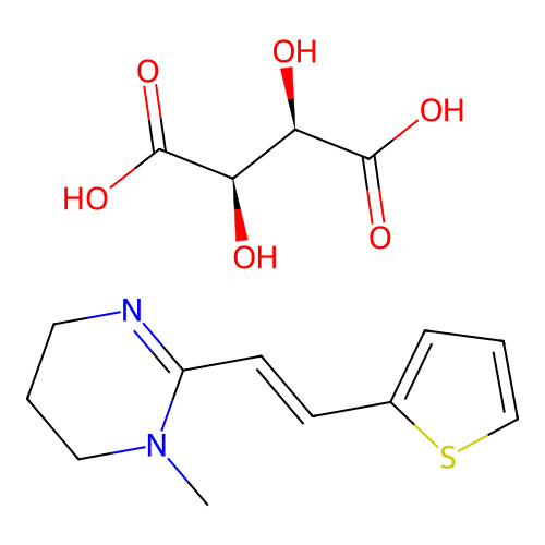 Pyrantel Tartrate structure
