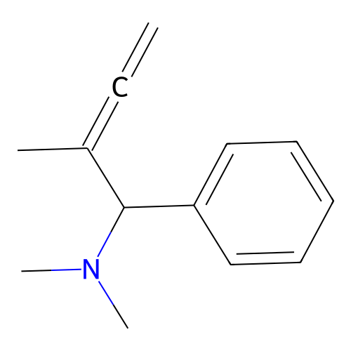 N,N,2-三甲基-1-苯基-2,3-丁二烯-1-胺 structure