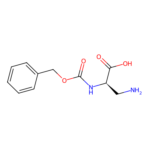 3-Amino-N-((phenylmethoxy)carbonyl)-D-alanine structure