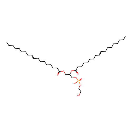 1,2-Dielaidoylphosphatidylethanolamine structure