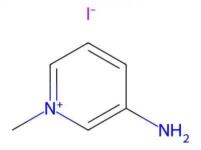 3-Amino-1-methylpyridin-1-ium iodide structure