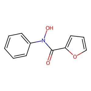 N-hydroxy-N-phenylfuran-2-carboxamide structure