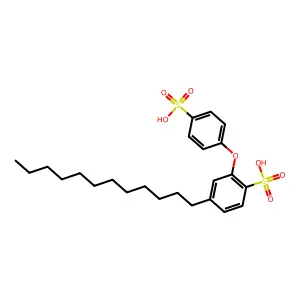 4-十二烷基-2,4'-氧代二苯磺酸 structure