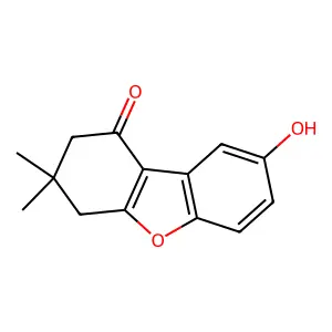 8-Hydroxy-3,3-dimethyl-2,4-dihydrodibenzofuran-1-one structure