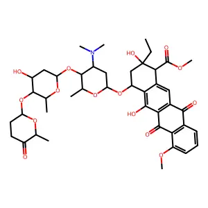 4-O-Methylaclacinomycin structure
