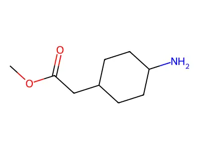 Methyl 2-(4-aminocyclohexyl)acetate structure
