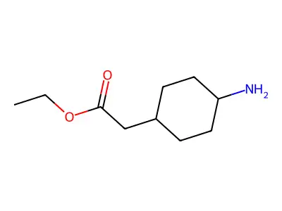 Ethyl 2-(4-aminocyclohexyl)acetate structure