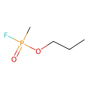 Propyl methylphosphonofluoridate structure