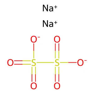 连二硫酸钠 structure