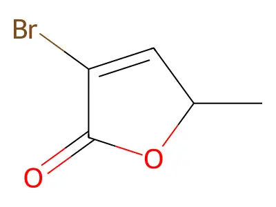 3-Bromo-5-methylfuran-2(5H)-one structure