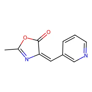 2-Methyl-4-(pyridin-3-ylmethylidene)-1,3-oxazol-5-one structure