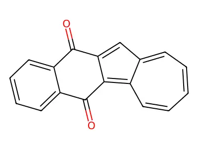 Naphth[2,3-a]azulene-5,12-dione structure