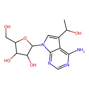 5-(1-Hydroethyl)tubercidin structure