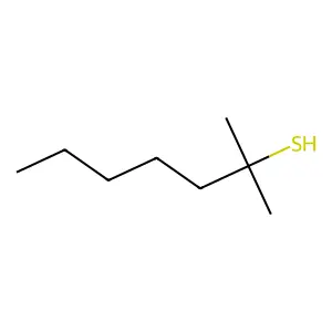 2-甲基-2-庚硫醇 structure