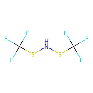 Bis(trifluoromethylthio)amine structure