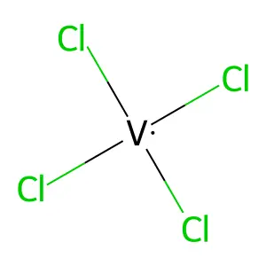 四氯化钒 structure