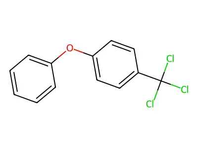 Benzene, 1-phenoxy-4-(trichloromethyl)- structure