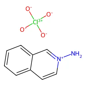 Isoquinolinium, 2-amino-, perchlorate structure