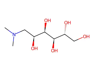 N-dimethyl glucamine structure