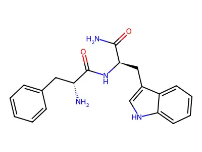 D-Tryptophanamide, N(sup alpha)-D-phenylalanyl- structure