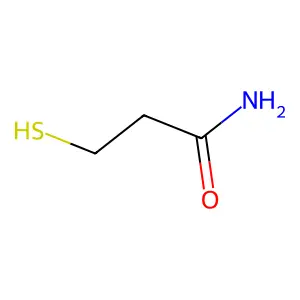 Propanamide, 3-mercapto- structure