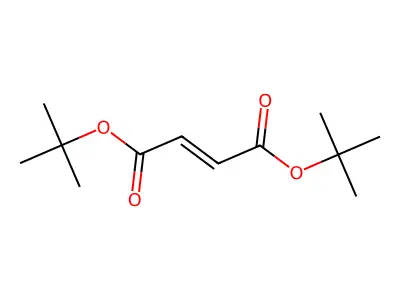 Maleic acid, di-t-butyl ester structure