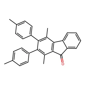 1,4-Dimethyl-2,3-bis(4-methylphenyl)fluoren-9-one structure
