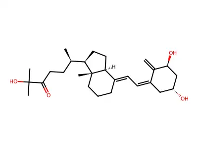 (1S)-1,25-dihydroxy-24-oxocalciol structure