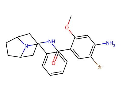 exo-4-Amino-5-bromo-2-methoxy-N-(8-(phenylmethyl)-8-azabicyclo(3.2.1)oct-3-yl)benzamide structure