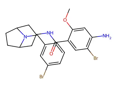 exo-4-Amino-5-bromo-2-methoxy-N-(8-(3-bromobenzyl)-8-azabicyclo(3.2.1)oct-3-yl)benzamide structure