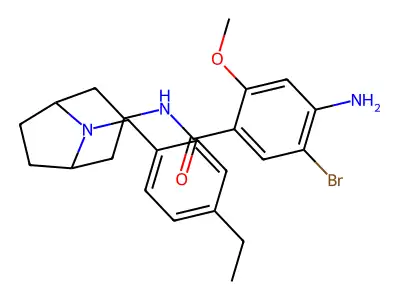 exo-4-Amino-5-bromo-2-methoxy-N-(8-(4-ethylbenzyl)-8-azabicyclo(3.2.1)oct-3-yl)benzamide structure