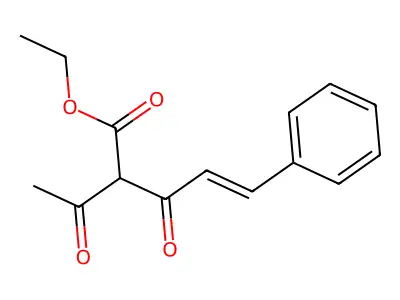 4-Pentenoic acid,2-acetyl-3-oxo-5-phenyl-, ethyl ester structure
