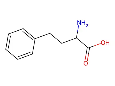(S)-2-amino-4-phenylbutanoic acid structure